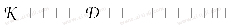 Kyrial Display字体转换